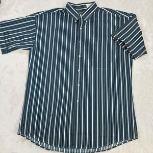 FARAH CLASSICS Mens Striped Button Down Shirt Vtg Single Stitch Large